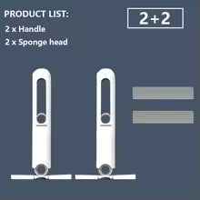 Mini Squeeze Mop Mini Mop Desk Kitchen Car Clean Tools Mops with Self-squeezing Folding Home Cleaning Floor Washing Mops