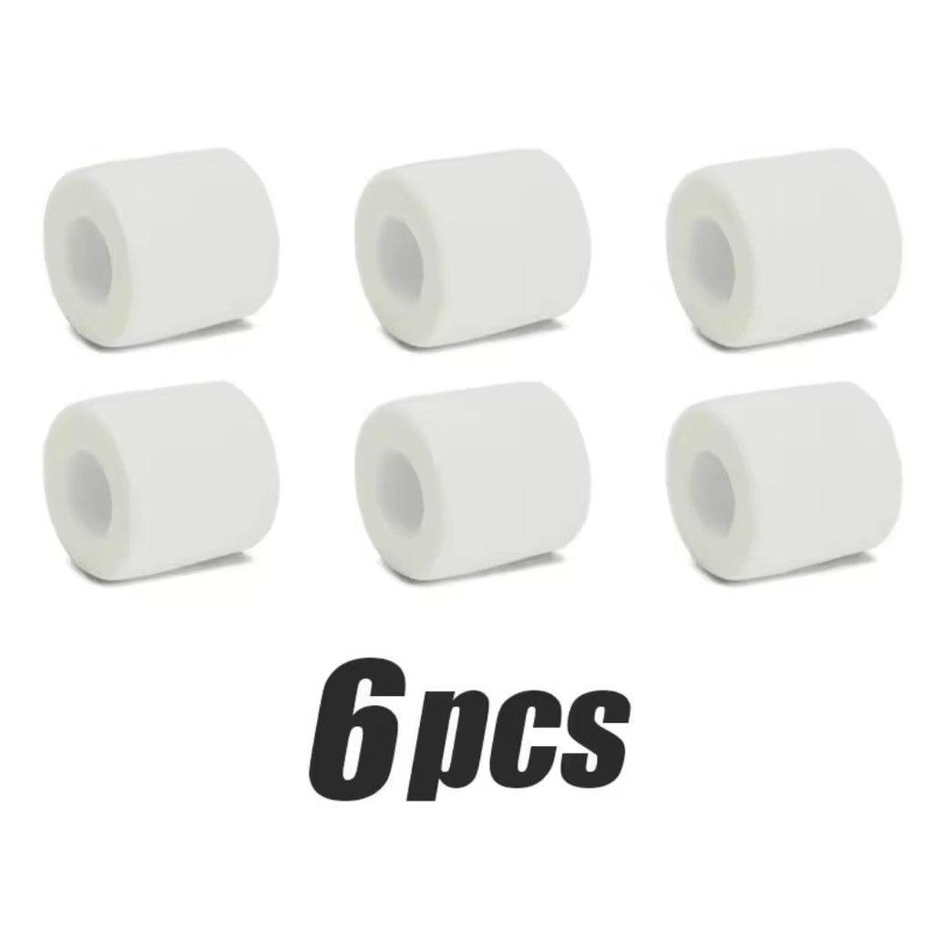 6 pieces/12 pieces/24 pieces, 5 cm * 4.5 m, white medical gauze sports bandage, self-adhesive breathable elastic bandage for fixing fingers and wrists