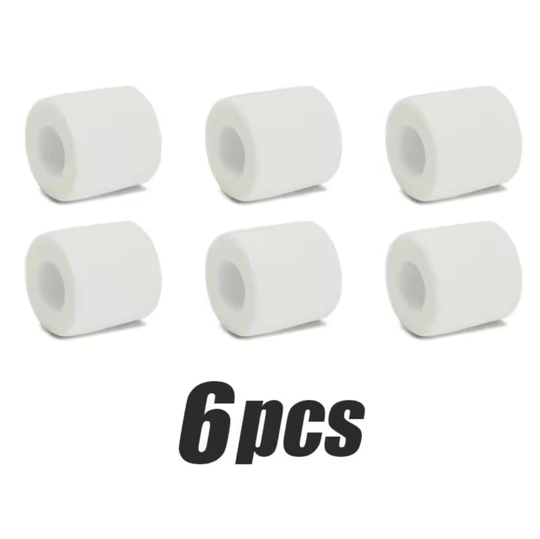 6 pieces/12 pieces/24 pieces, 5 cm * 4.5 m, white medical gauze sports bandage, self-adhesive breathable elastic bandage for fixing fingers and wrists