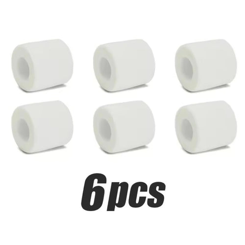 6 pieces/12 pieces/24 pieces, 5 cm * 4.5 m, white medical gauze sports bandage, self-adhesive breathable elastic bandage for fixing fingers and wrists